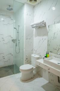 Koupelna v ubytování Hotel Alia Cikini