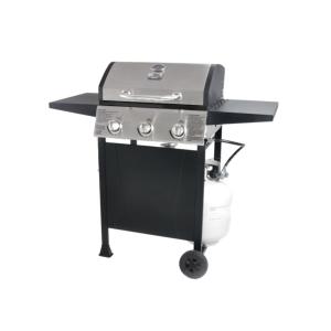 a black barbecue grill with a black counter top at Romantic Condo @ Ocean 3-deck Yacht in Brooklyn