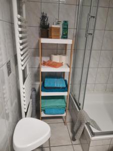 Koupelna v ubytování MARTHA APARTMENTS - Ideal für Familien und Langzeitaufenthalte
