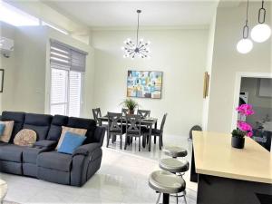 A seating area at Luxury Ultra-Modern Apt in Kingston 6 Jamaica