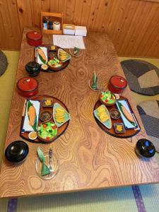 Cibo presso il ryokan o nelle vicinanze