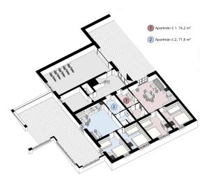 Plano de Apartmány Lipka