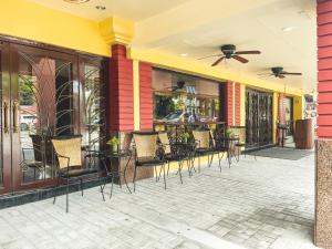 Patio nebo venkovní prostory v ubytování Miramar Hotel