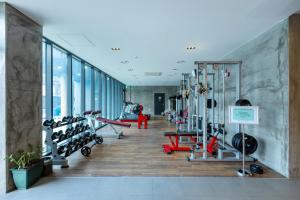 Fitness centrum a/nebo fitness zařízení v ubytování Mate Hotel Paju