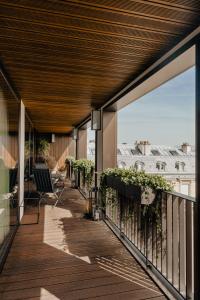 Balkón nebo terasa v ubytování Bvlgari Hotel Paris