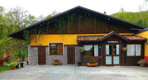 Budova, kde se bed and breakfast nachází