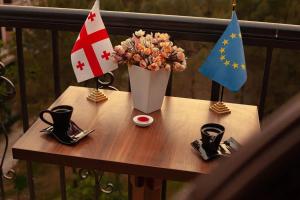 Balkón nebo terasa v ubytování Golden Fleece Hotel