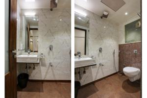 Koupelna v ubytování Hotel Ozone Inn Colaba