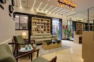 Posezení v ubytování Hotel Ozone Inn Colaba