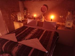 Letto o letti in una camera di Desert Bivouac Mhamid
