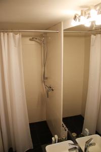 Koupelna v ubytování Messe- und Gästezimmer Hildesheim