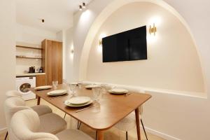 Televízia a/alebo spoločenská miestnosť v ubytovaní Chic apartment - 3BR-8P - Le Marais