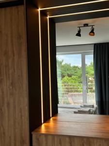 Balkon lub taras w obiekcie Columbus Rowy