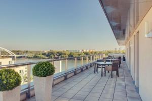 Balkón nebo terasa v ubytování Sheraton Bratislava Hotel