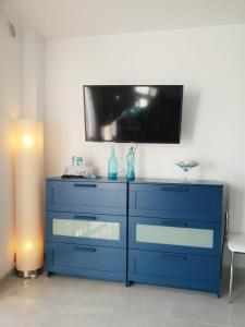TV a/nebo společenská místnost v ubytování Las Princesas