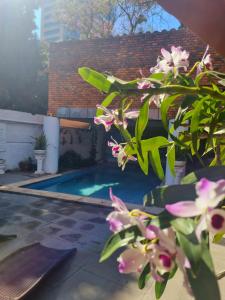 Piscina a Hotel Hassler o a prop