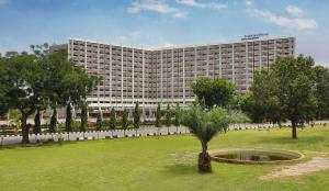 A garden outside Transcorp Hilton Abuja