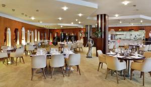 A restaurant or other place to eat at Transcorp Hilton Abuja