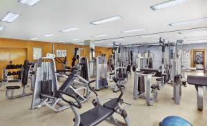 The fitness centre and/or fitness facilities at Transcorp Hilton Abuja