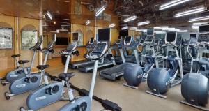 The fitness centre and/or fitness facilities at Transcorp Hilton Abuja