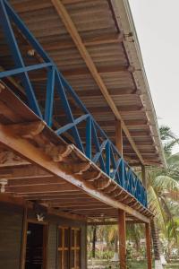 Balkón nebo terasa v ubytování Isla Grande Eco-Hostal