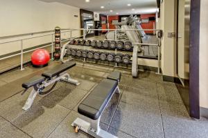 Fitness centrum a/nebo fitness zařízení v ubytování Hampton Inn & Suites Austin - Downtown