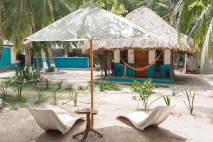 Zahrada ubytování Isla Grande Eco-Hostal