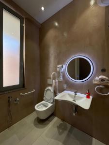 Koupelna v ubytování apartamente Melodi + 37 fotografií