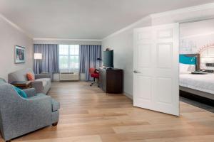 Телевизор и/или развлекательный центр в Hampton Inn Buffalo-Williamsville