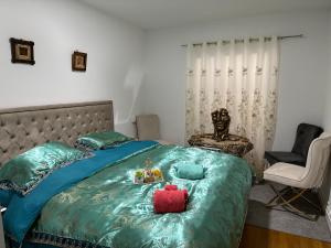 Posteľ alebo postele v izbe v ubytovaní Saint dénis Appartement 1