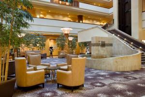 Embassy Suites by Hilton Dallas Frisco Hotel & Convention Center的休息区