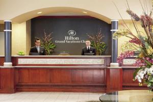 ล็อบบี้หรือแผนกต้อนรับของ Hilton Grand Vacations Club Paradise Las Vegas