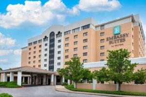 a rendering of the embassy suites anaheim hotel at Embassy Suites by Hilton Kansas City International Airport in Kansas City