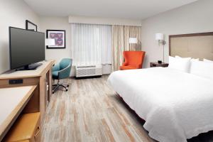 TV a/nebo společenská místnost v ubytování Hampton Inn Denver Tech Center South