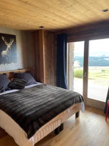 Postel nebo postele na pokoji v ubytování Chalet Standing Exceptionnel