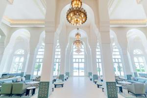 Setusvæði á Hilton Salwa Beach Resort and Villas