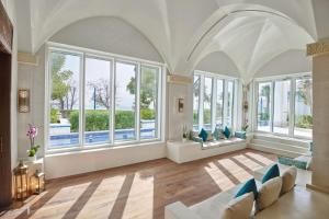 Setusvæði á Hilton Salwa Beach Resort and Villas