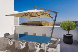Balkón nebo terasa v ubytování Hilton Abu Dhabi Yas Island