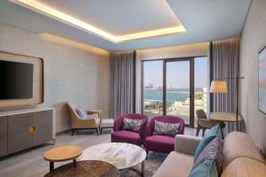 Posezení v ubytování Hilton Abu Dhabi Yas Island