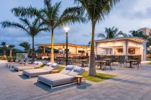 O edifício em que o resort se localiza