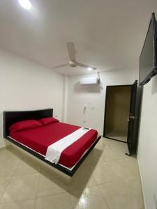 Postel nebo postele na pokoji v ubytování HOTEL Nancy