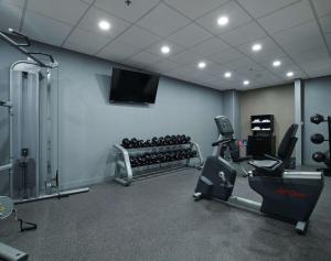 Fitness centrum a/nebo fitness zařízení v ubytování Hampton Inn Ciudad Juarez