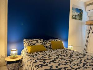 Letto o letti in una camera di Studio de l'Anse Mitan