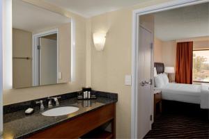 Postel nebo postele na pokoji v ubytování Embassy Suites by Hilton Phoenix Scottsdale