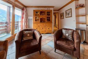 Χώρος καθιστικού στο Cristal 2 Meribel Centre 200m from the ski pistes