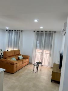 Khu vực ghế ngồi tại Apartamentos la Catedral de Jaén