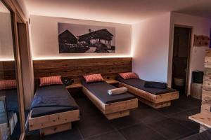 Posezení v ubytování Kieserhof Apartment Wald