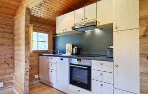 Kuchyň nebo kuchyňský kout v ubytování Werrapark Resort Ferienhäuser Am Sommerberg Premium