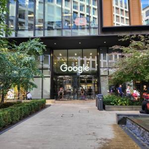 a google store in front of a building at London Apartment - Near Kings Cross St Pancreas! in London