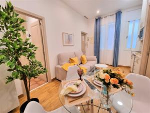 Posezení v ubytování APARTAMENTOS SAN ANDRES